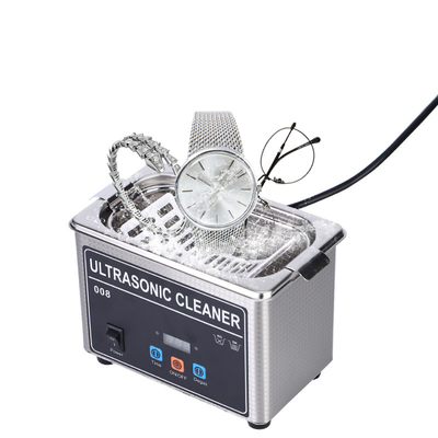 Small Glass Hotel Jewelry Ultrasonic Denture Cleaner Household Automatic Jewelry Watch Band Cleaner Instrument