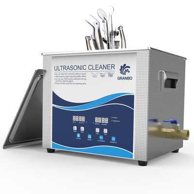 Factory 10L Digital Variable Wave Dental Ultrasonic Cleaner For Medical Tools Devices Toothbrushes Aligners Brace Denture